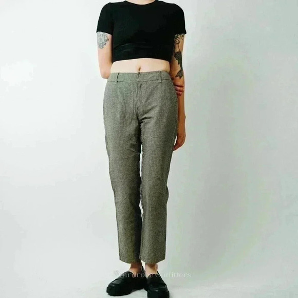 Lizwear Liz Claiborne Gingham Checker Plaid Trouser Pants - 6 - Picture 2 of 11